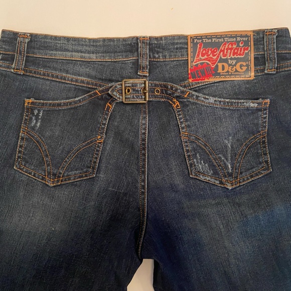 Love Affair By D&G Oversized Denim Shorts - Picture 2 of 9